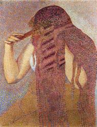 Henri Edmond Cross The Head of Hair oil painting picture